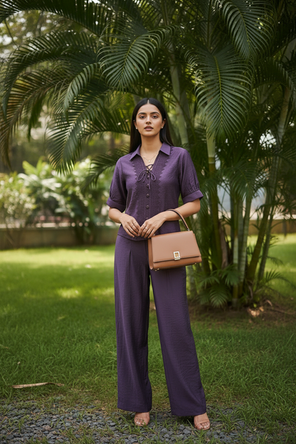 Amara Classic Violet Co ordset