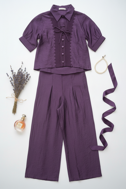 Amara Classic Violet Co ordset