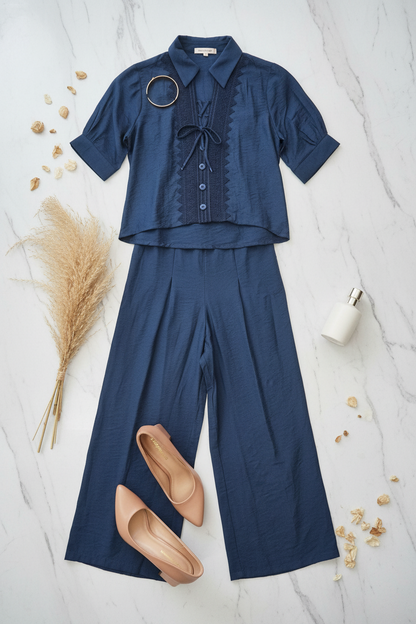 Amara Classic Blue Co ordset