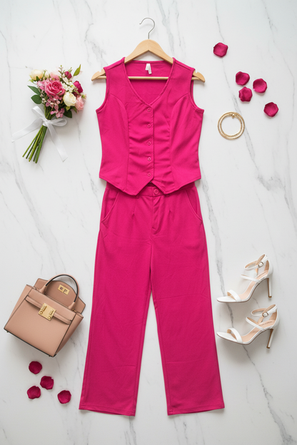 The Subtle Statement Set in Pink