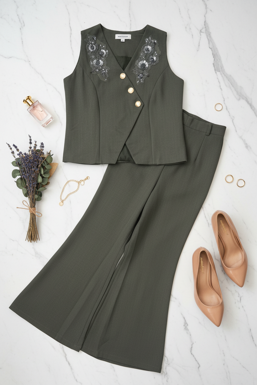 The Ishana Executive Deep Olive Set