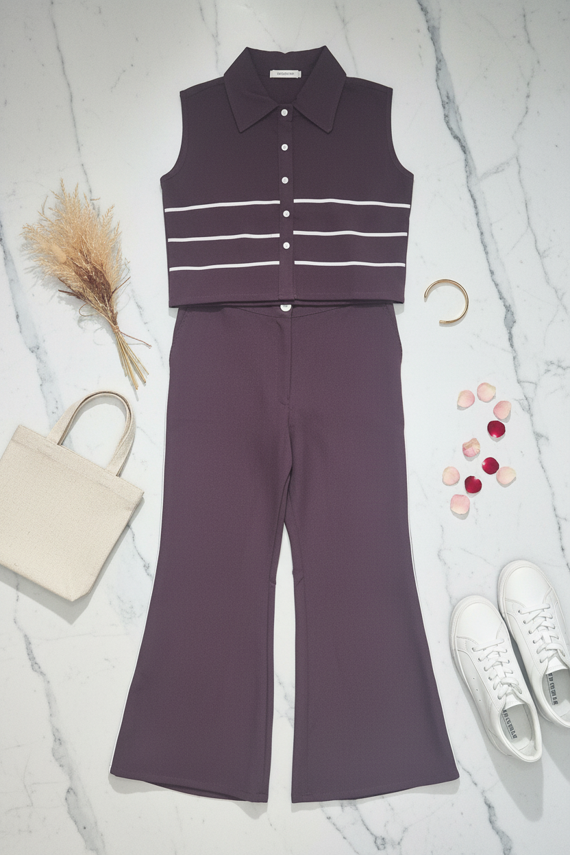 The Refined Maroon Daily Co ordset