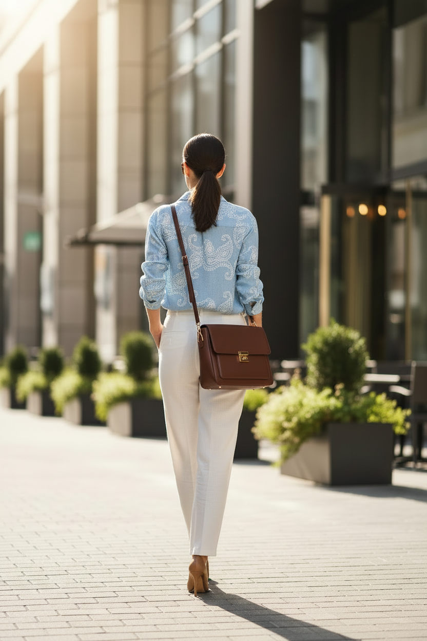 The Everyday Smart Co ord in Sky Blue