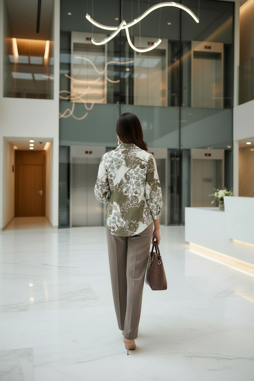 The Elevate Floral Brown Set