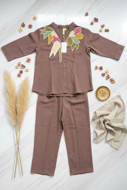 The Urban Muse Co ord Set In Brown