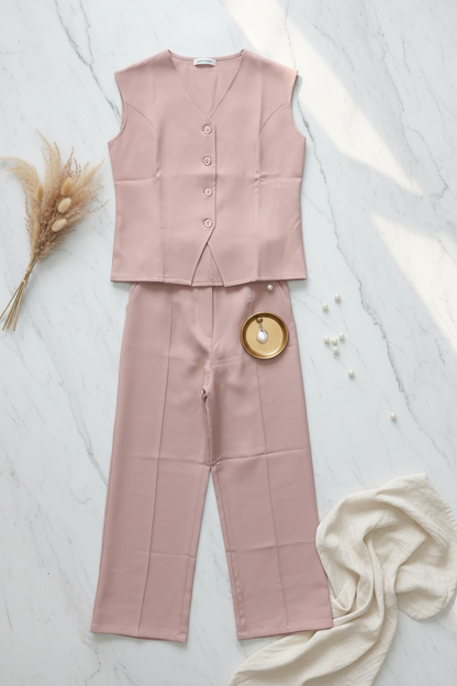 The Kiara Baby Pink Office Set