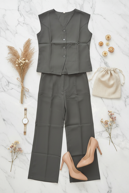 The Kiara Black Office Set