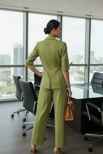 The Ira Green Blazer Set