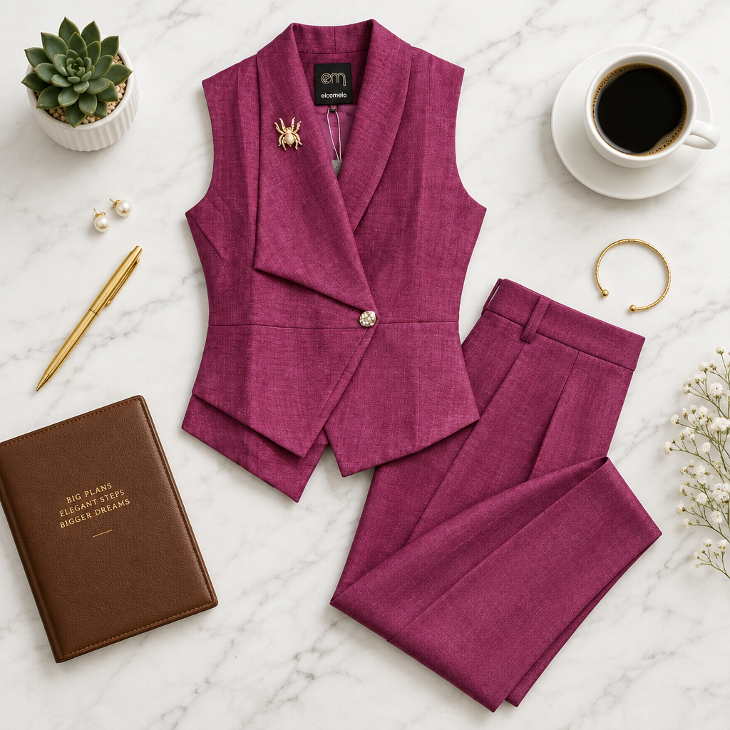 Amara Pink Wrap Set