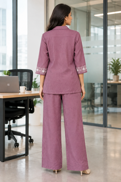 Tara Everyday Chic Set In Mauve