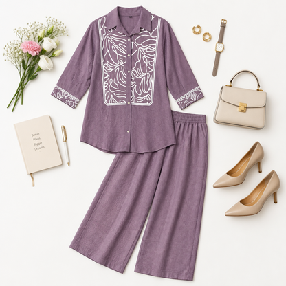 Avni Chic Coord In Mauve