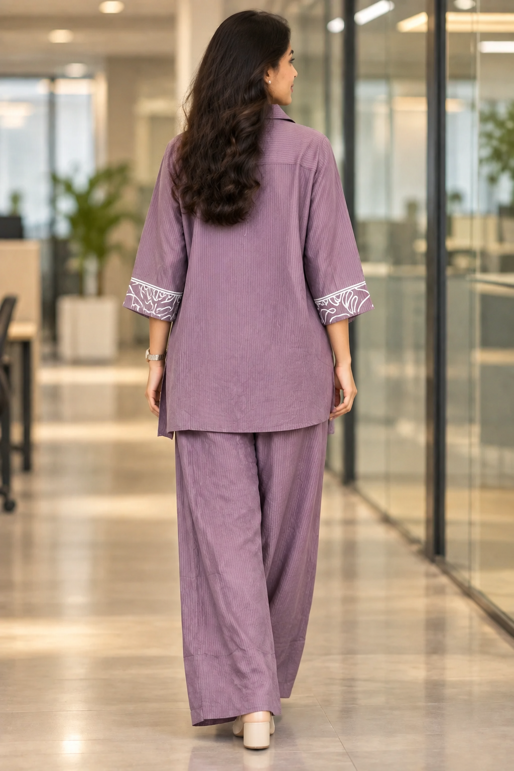 Avni Chic Coord In Mauve
