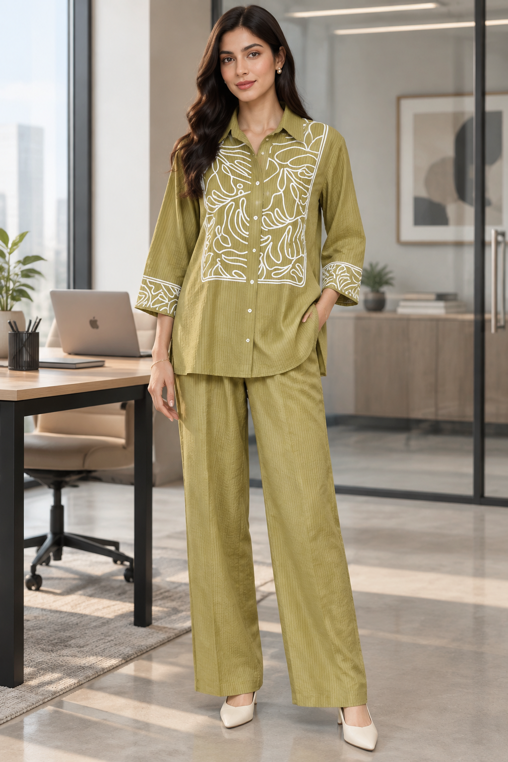 Avni Chic Coord In Green