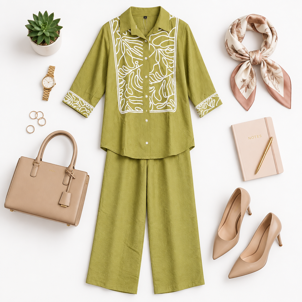Avni Chic Coord In Green