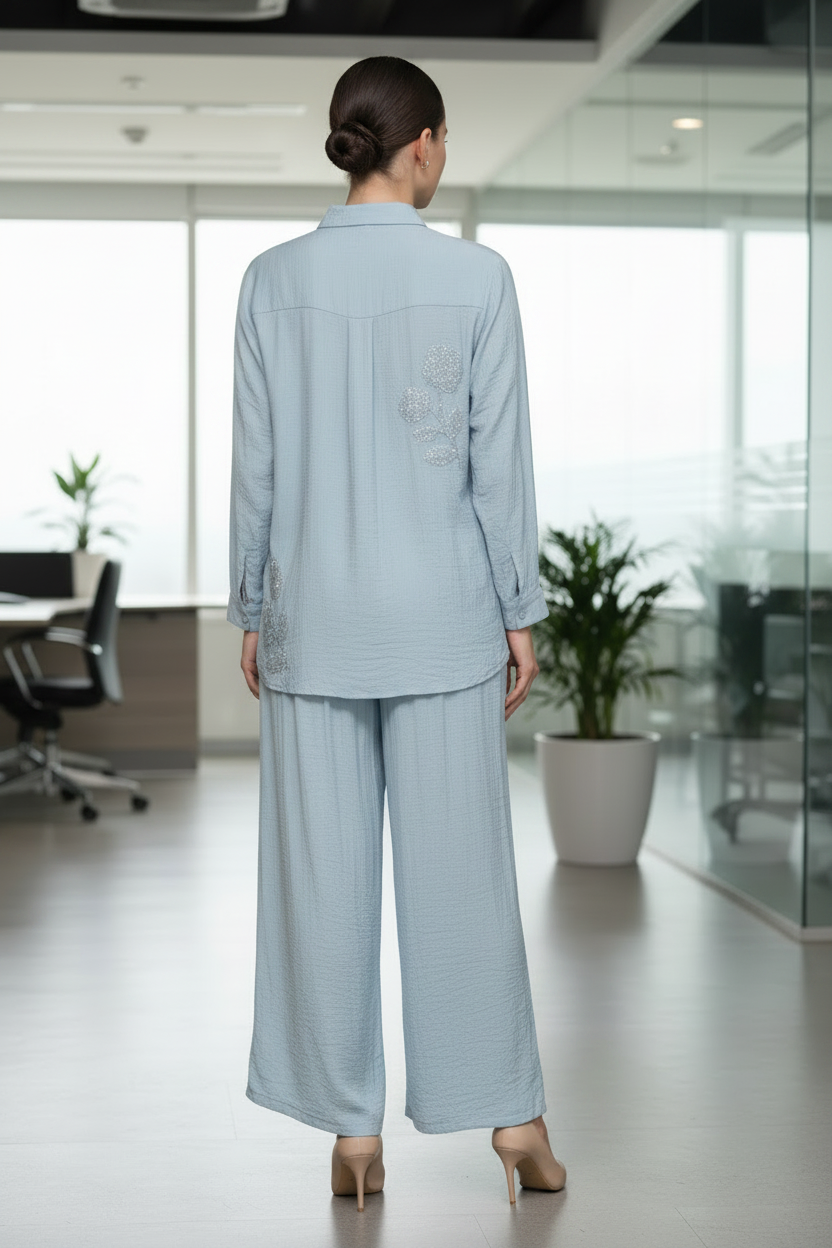 Summer Blue Co-ord Set